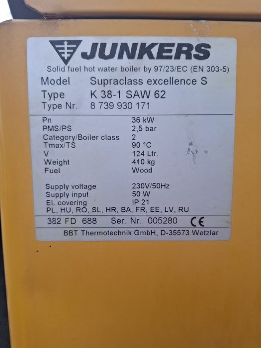 Centrala termica pe lemne