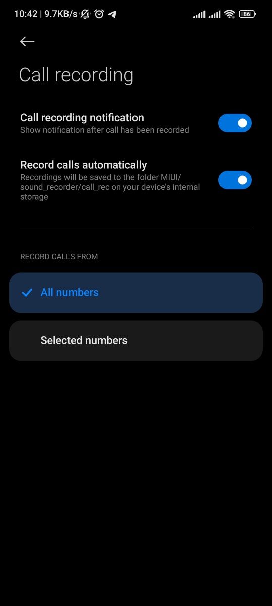 Официальная прошивка телефонов Xiaomi/ звонилка (автозапись звонков)