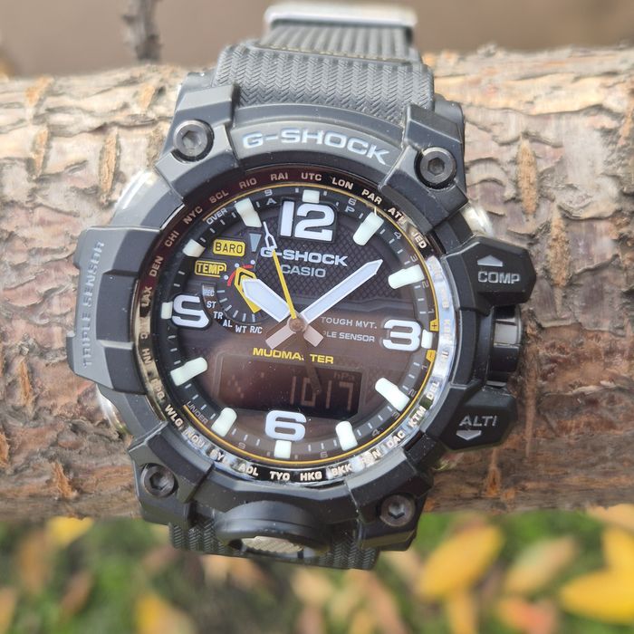 Casio Mudmaster GWG-1000 Solar Altimetru Barometru Busola Termometru