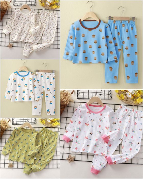 Детские хлопковые пижамы 80–120 см • Мягкие, дышащие, качественные