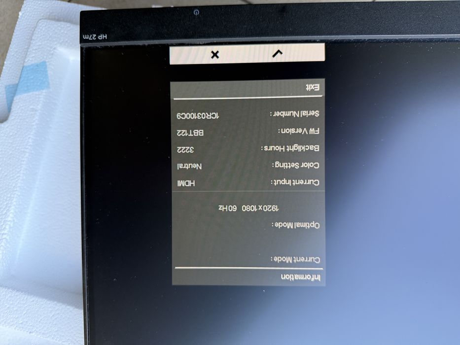 Monitor 27inch HP 27m