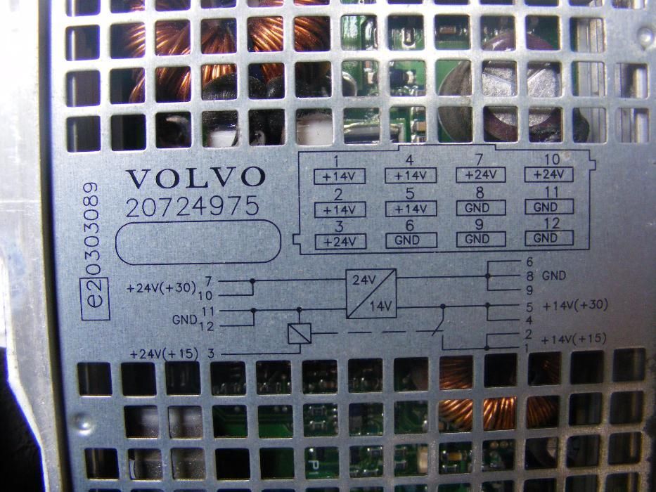Transformator piese dezmembrari camioane Volvo 24/14 20724975