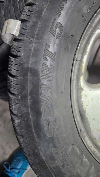 Джанти железни 4бр.  5х114,3 от Honda CR-V + зимни гуми