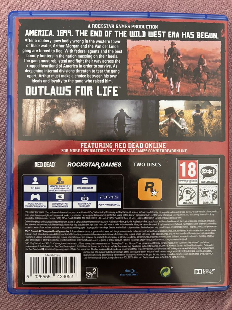 Red Dead Redemption 2/RdR2 за Ps4,Ps5