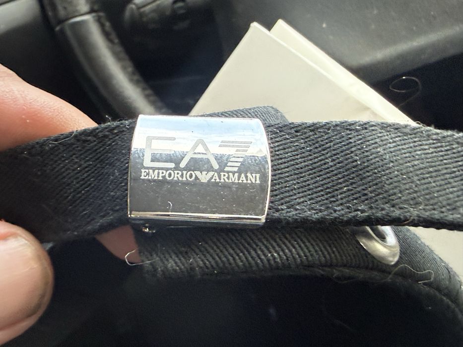 EMPORIO ARMANI EA7 basebol canvas hat 90 lv