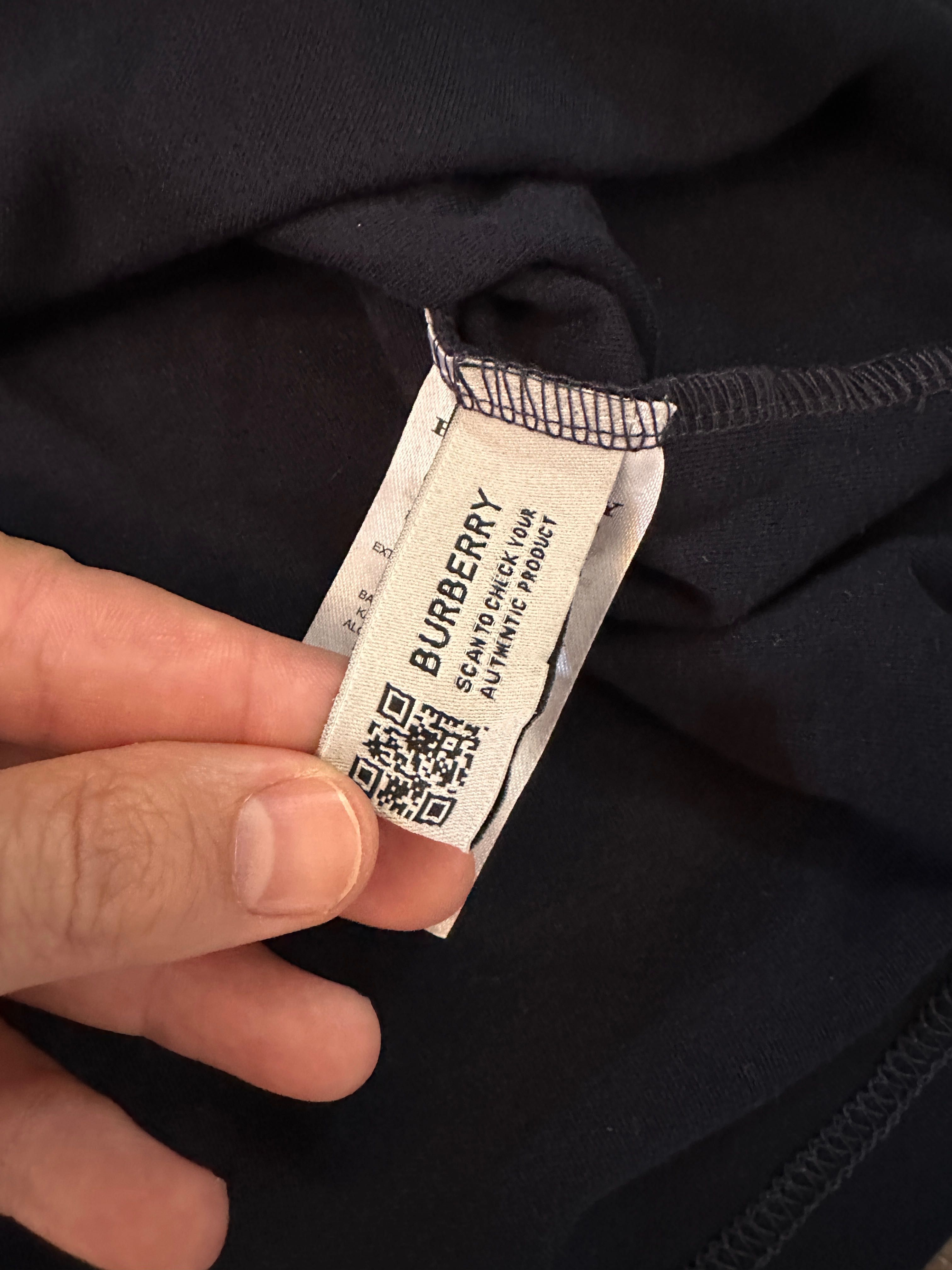 Burberry мъжка тениска с яка
