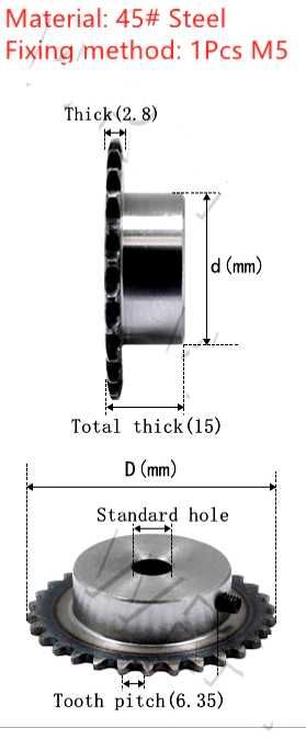 Pinion 6,7,19,11,13,14,20,44 pt motor scuter, bicicleta electric. Noi!