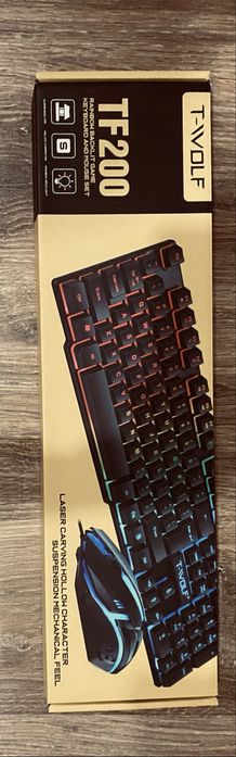 Игровой набор T-WOLF TF200 — клавиатура + мышь