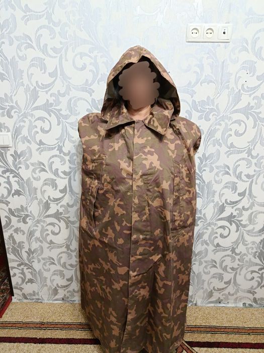 Военный плащ  бу