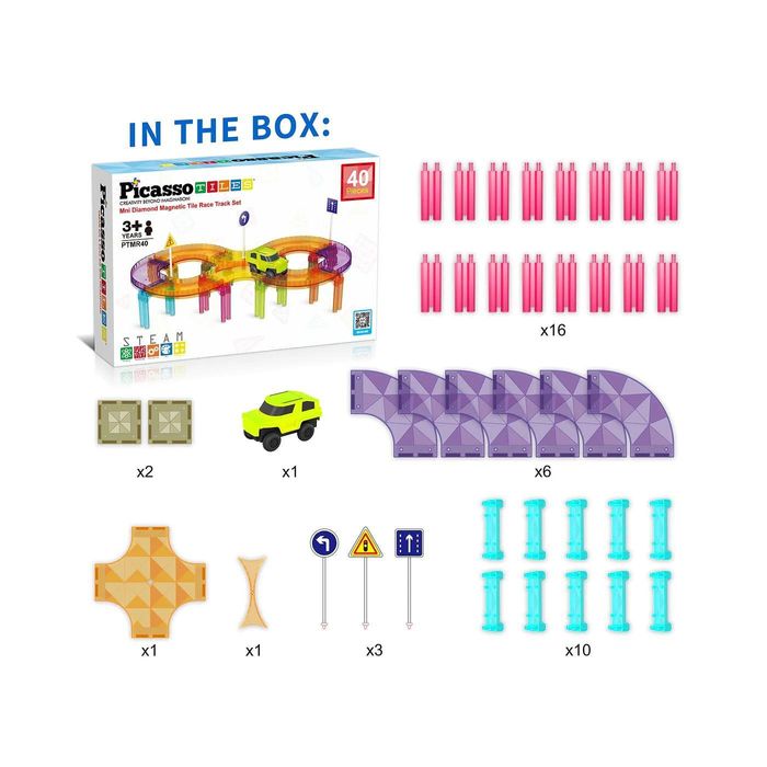 Mагнитен конструктор състезателна писта