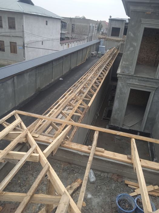 Tom yopamiz profnastil strapil qoqamiz