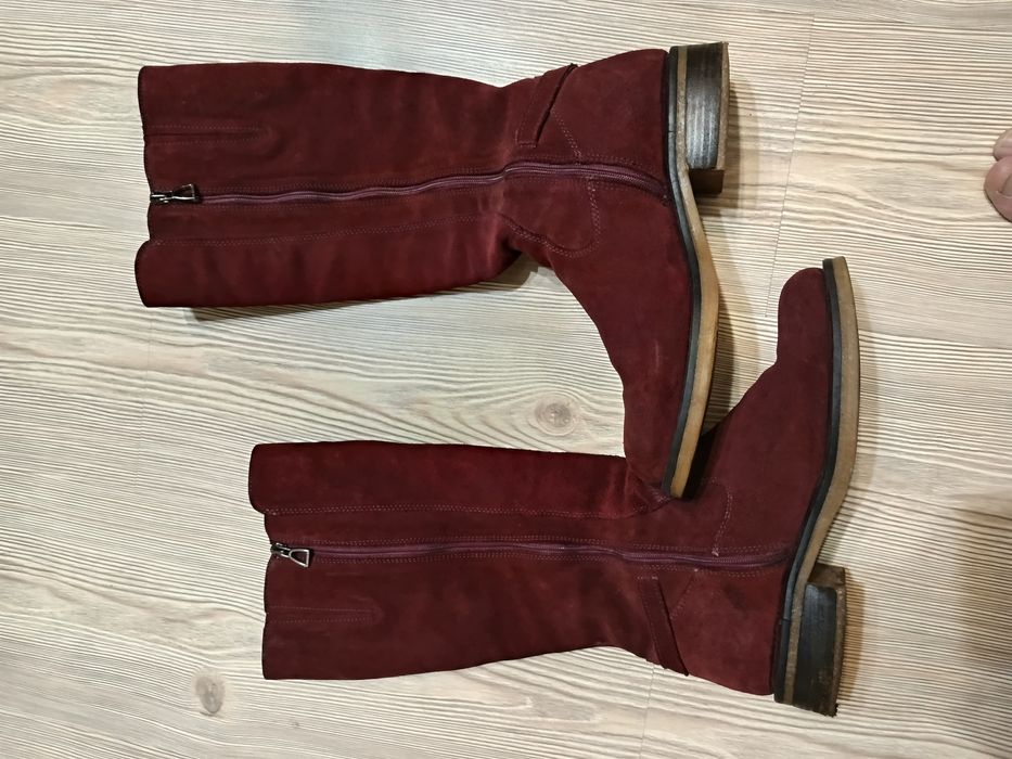 Дамски ботуши от велур