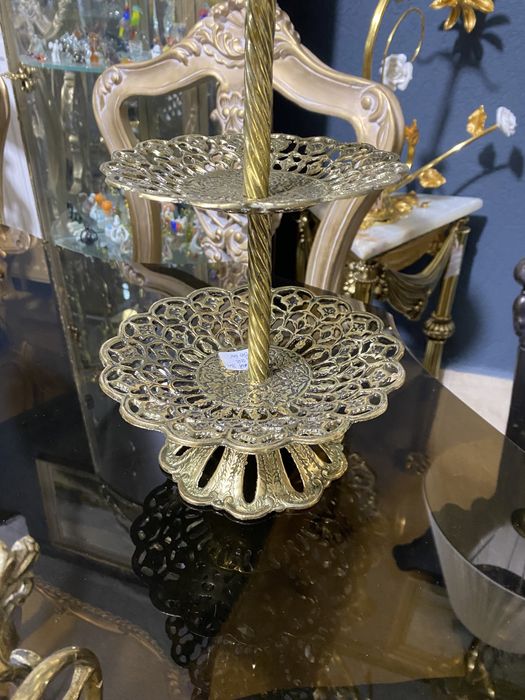 Etajera bronz/centru masa