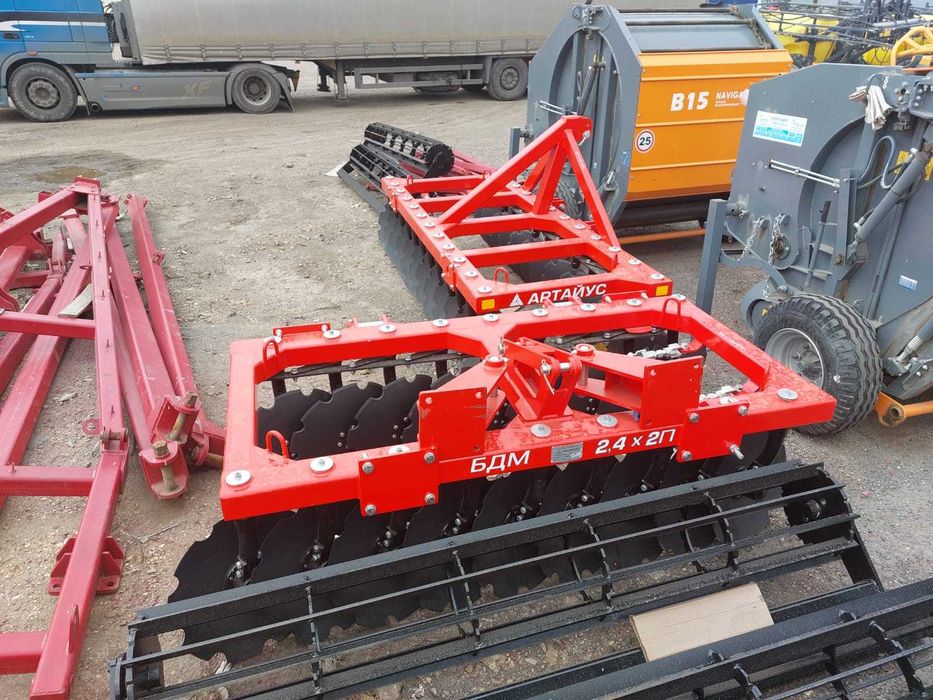 Борона дисковая навесная и прицепная завода Артайус Россия год гаранти