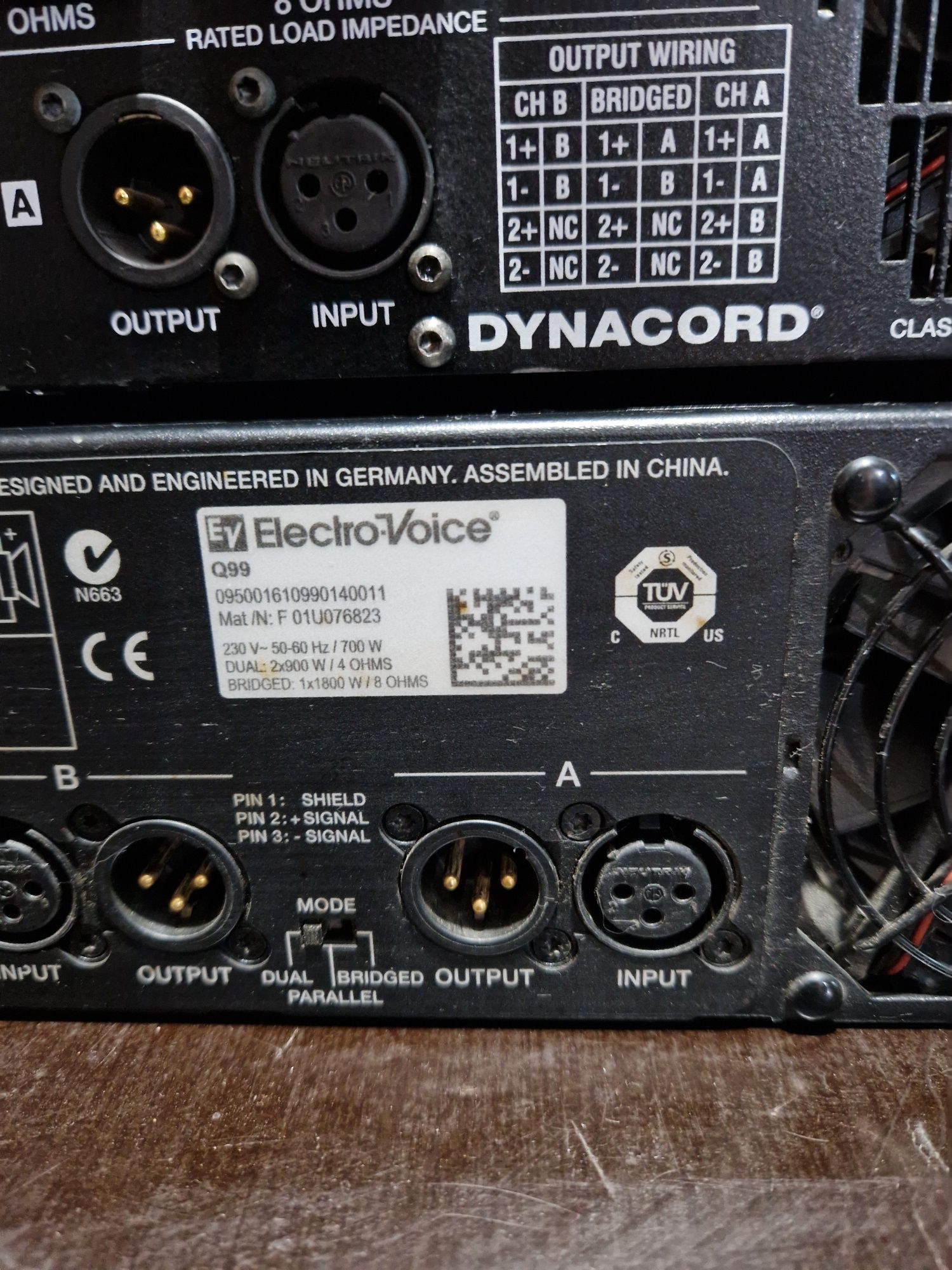 Vând dynacord cl 1200 electrovoice q 99  ,fbt  xa