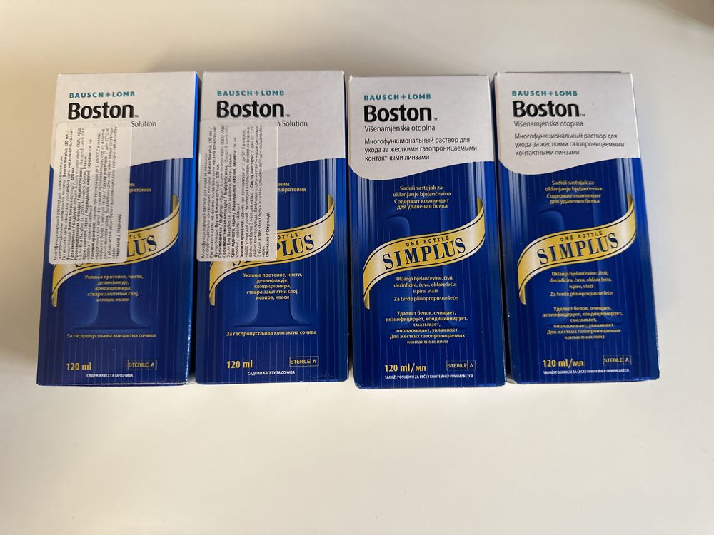 Раствор для линз Baush and Lomb Boston simplus