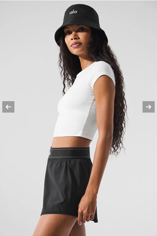 Crop top тениски Alo yoga finesse short sleeve S