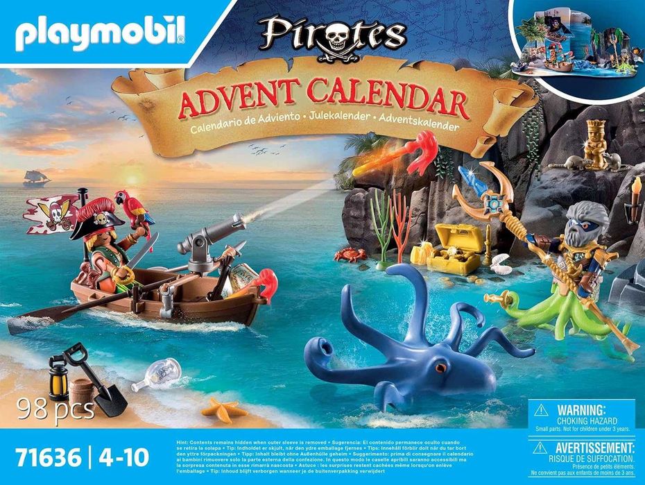 Конструктор Playmobil Пирати 71636 Коледен календар Плеймобил