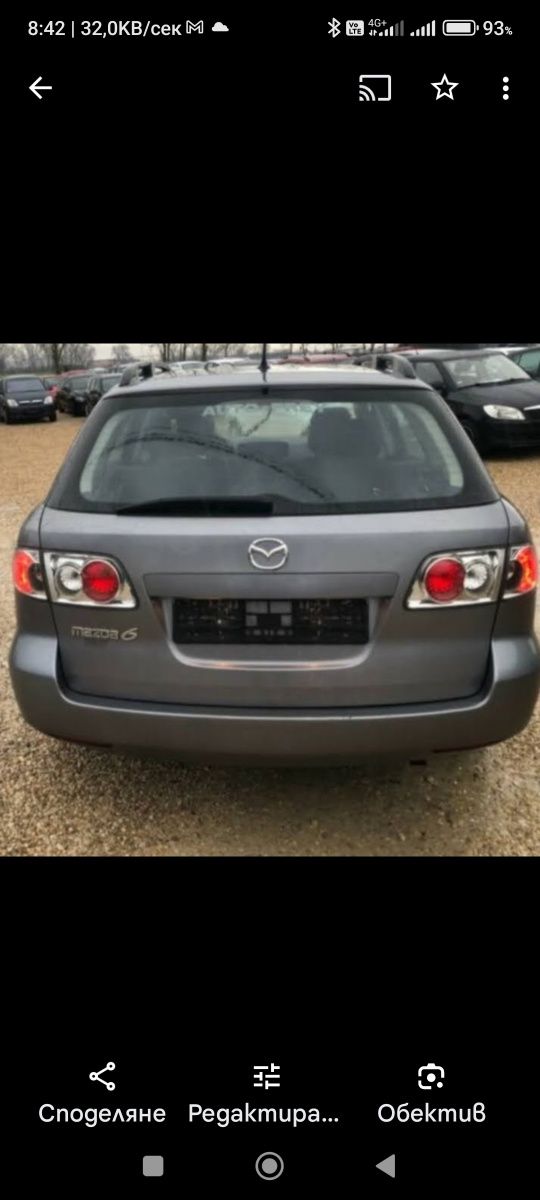 Мазда 6 / Mazda 6 комби - 2004 година  на части