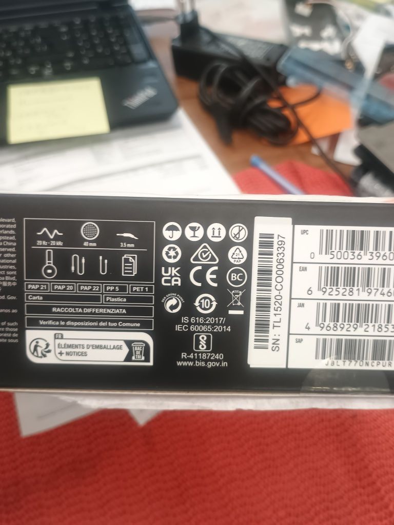 Безжични слушалки Оver-ear JBL Tune 770NC Лилави