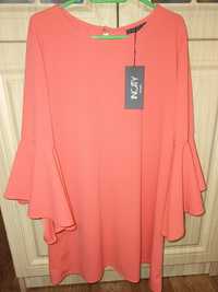 Продам платье новое, размер 46-48, цвет коралловый,фирмы INCITY