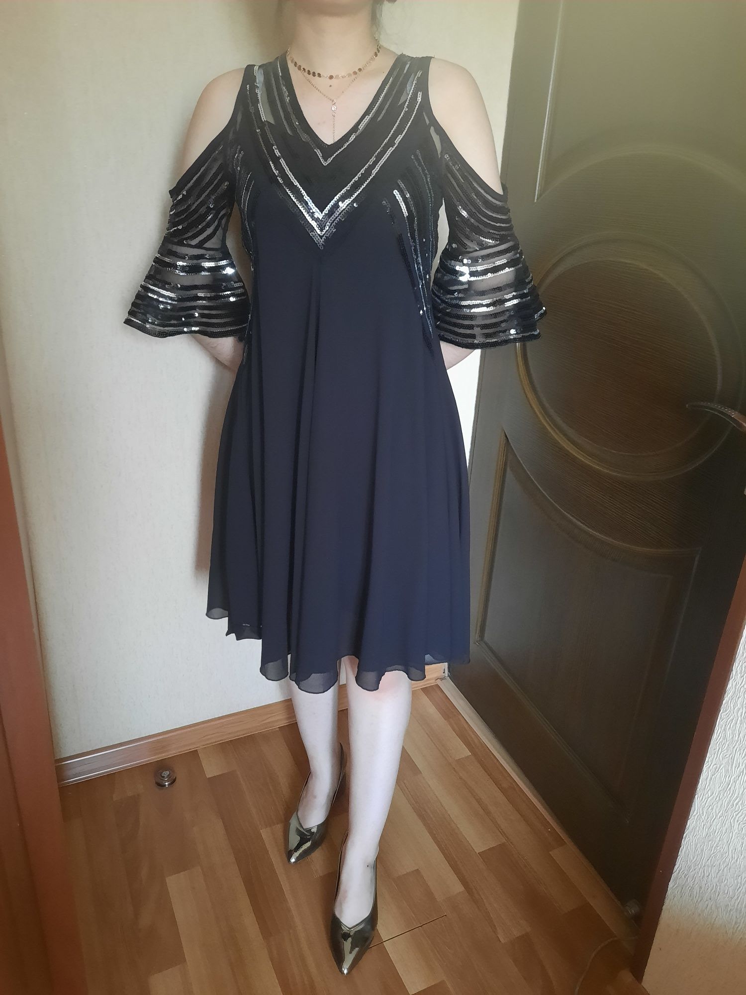 Шифоновое платье