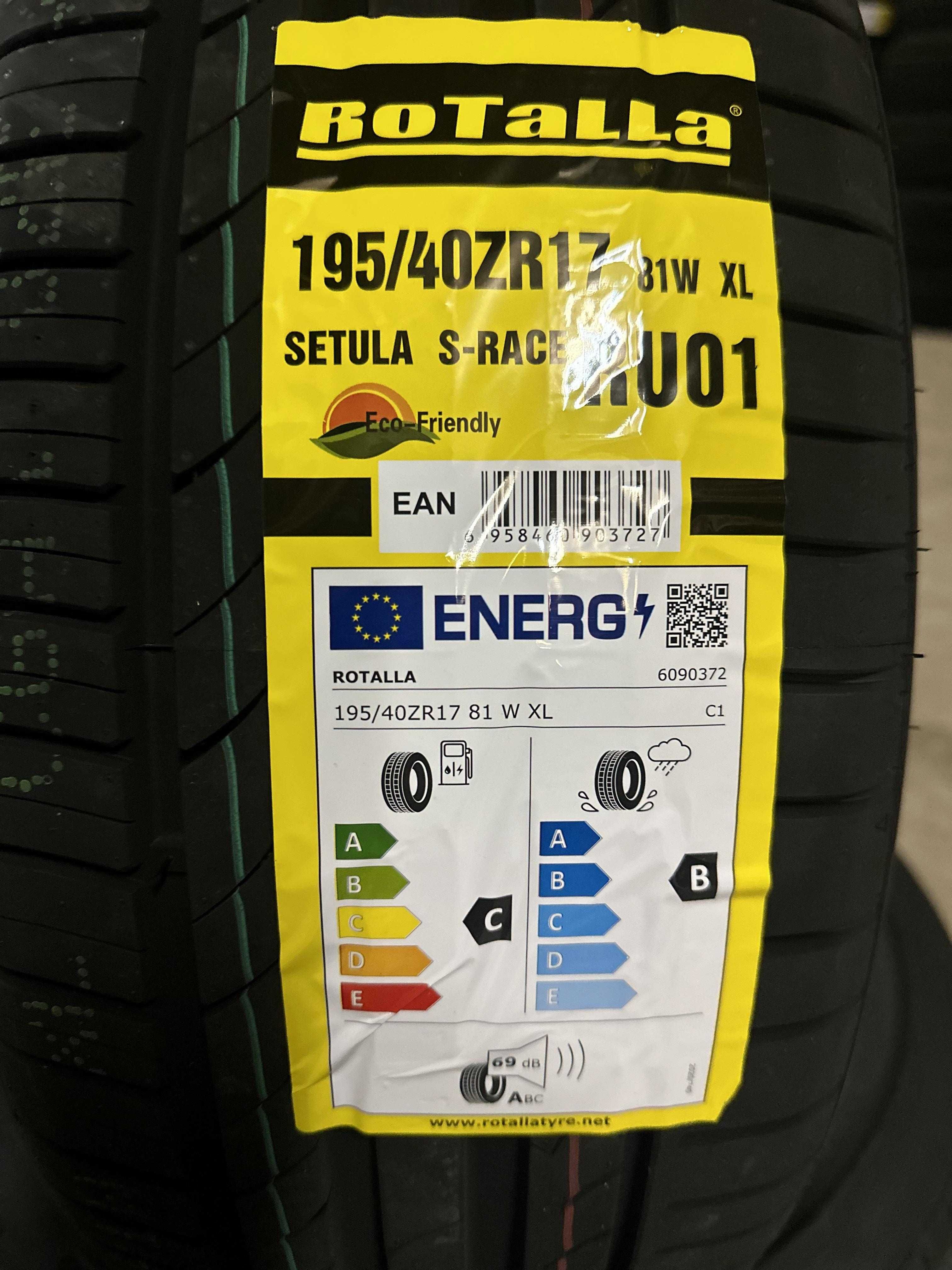 Нови летни гуми ROTALLA SETULA S-RACE RU01 195/40R17 81W XL НОВ DOT