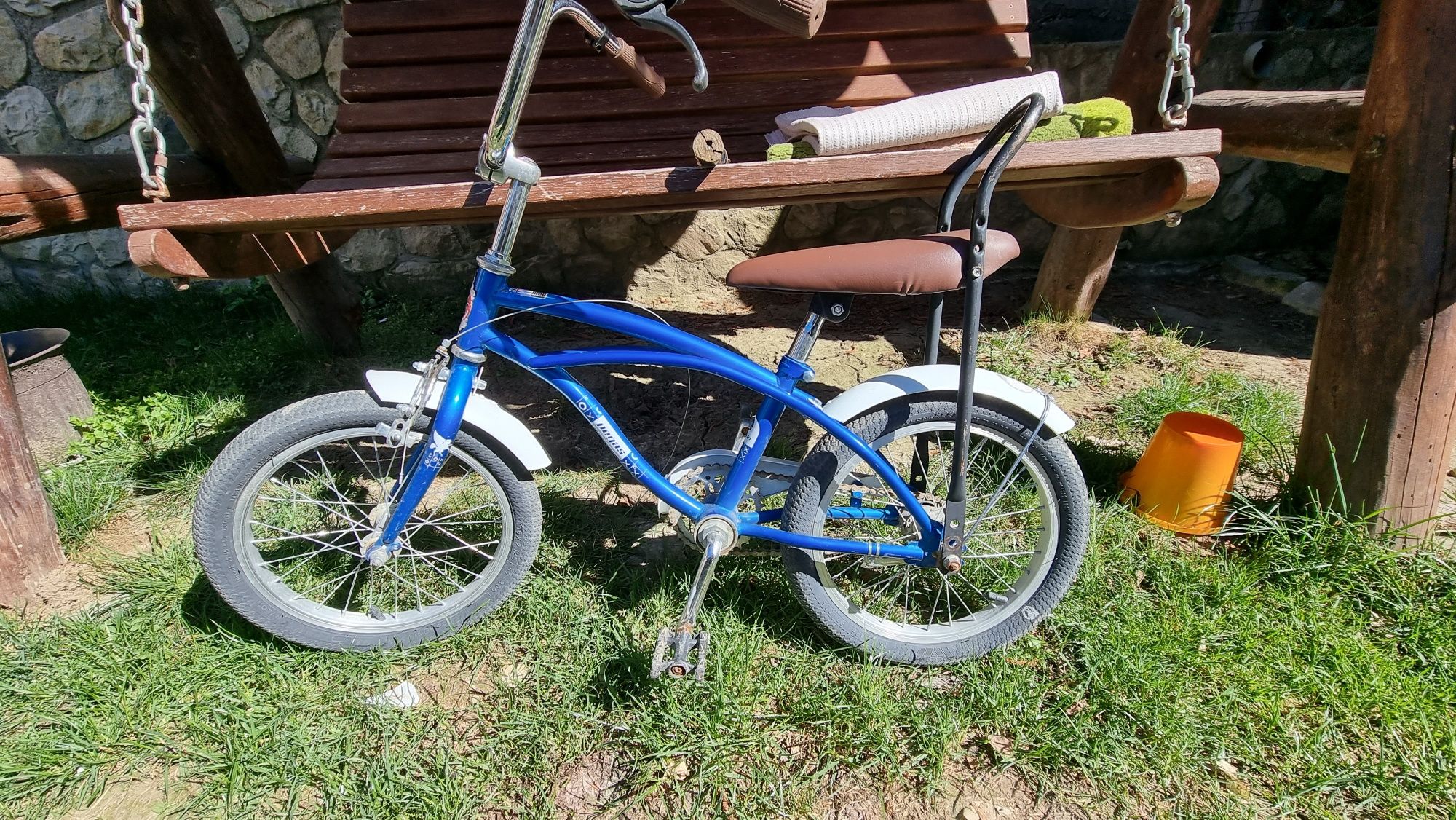 Bicicleta Pegas albastra