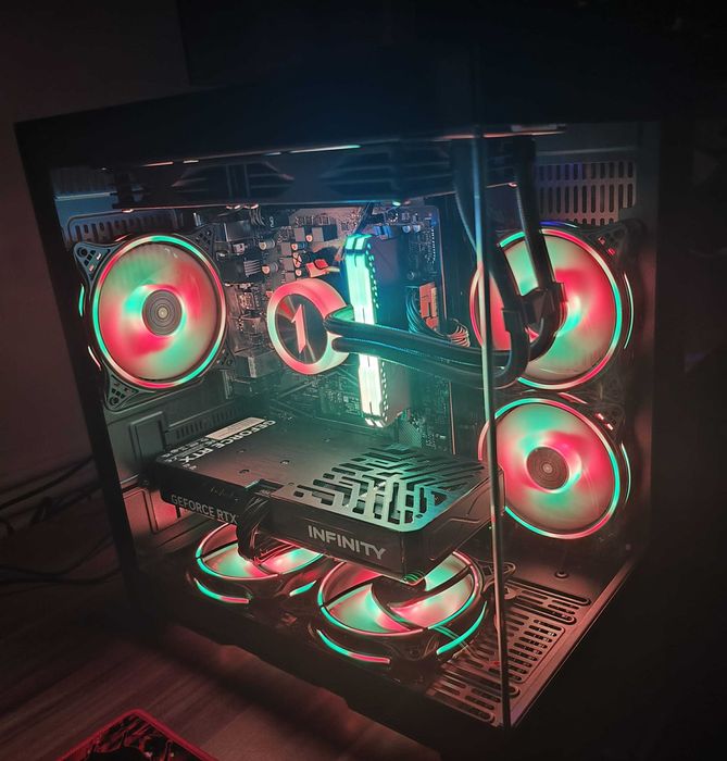 NOU Unitate PC Sistem GAMING, Ryzen 7 5700x,32gb DDR4,RTX 5060,m.2 1TB