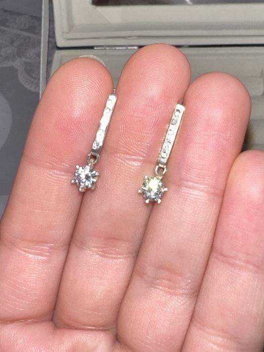 Сережки из серебра
