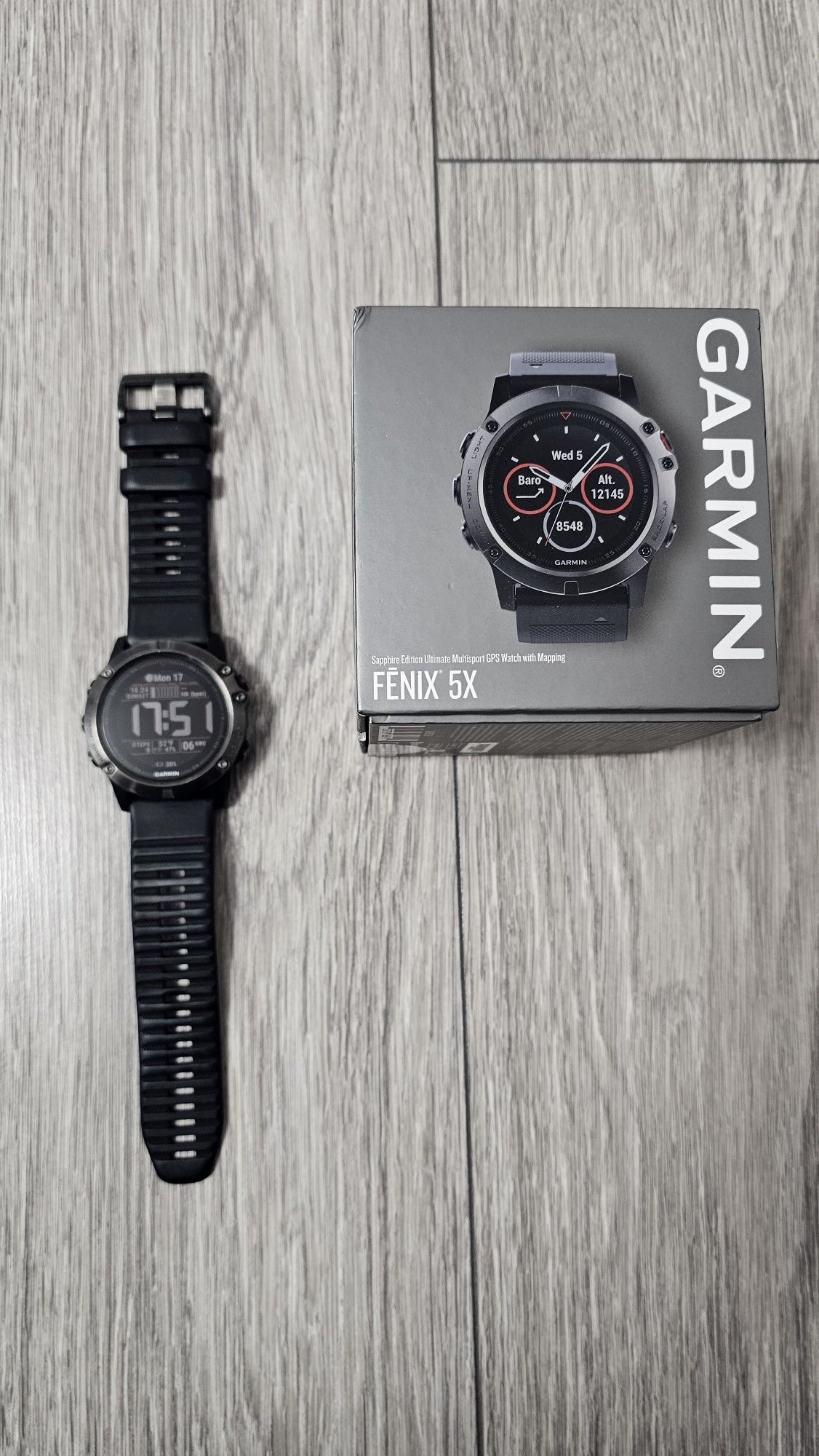 Ceas Garmin fenix 5x saphire