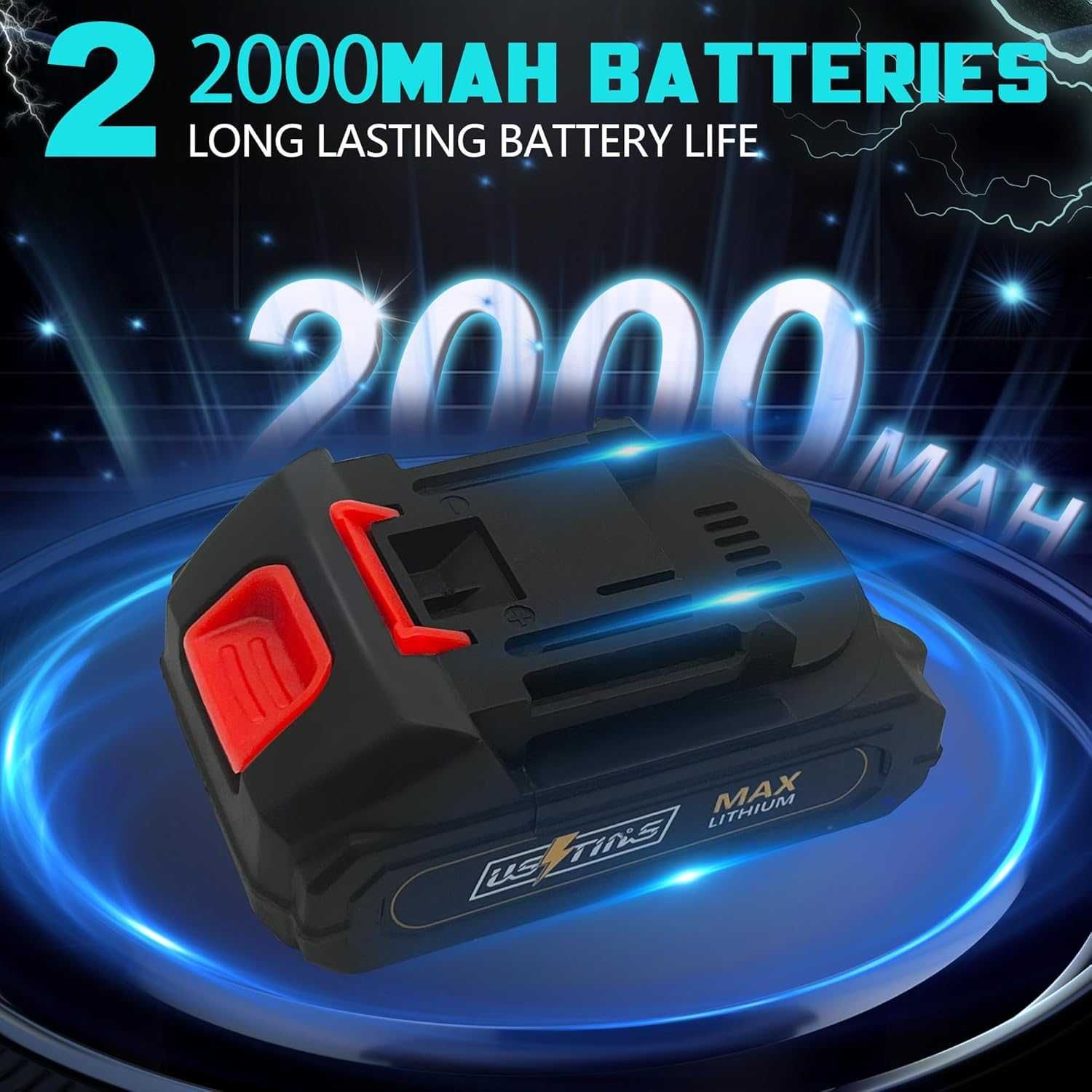 Пистолет за пръскане HVLP с 2 * 2,0 Ah батерии,съвместим с Makita 18 V