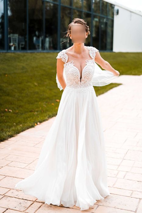 Rochie Mireasa [Magazin: White Lady] [Marime XS] [Bust 85-90]