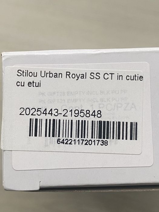 Stilou Parker Urban Royal SS CT in cutie cu etui