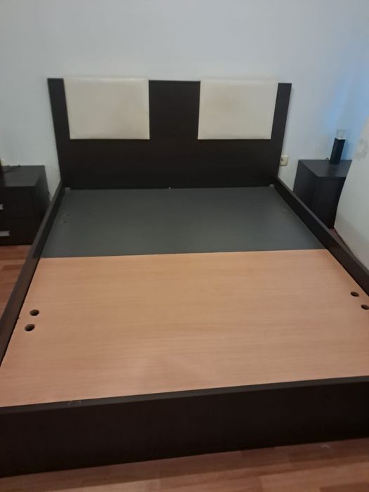 Pat wenge, facut pe comanda cu somiera