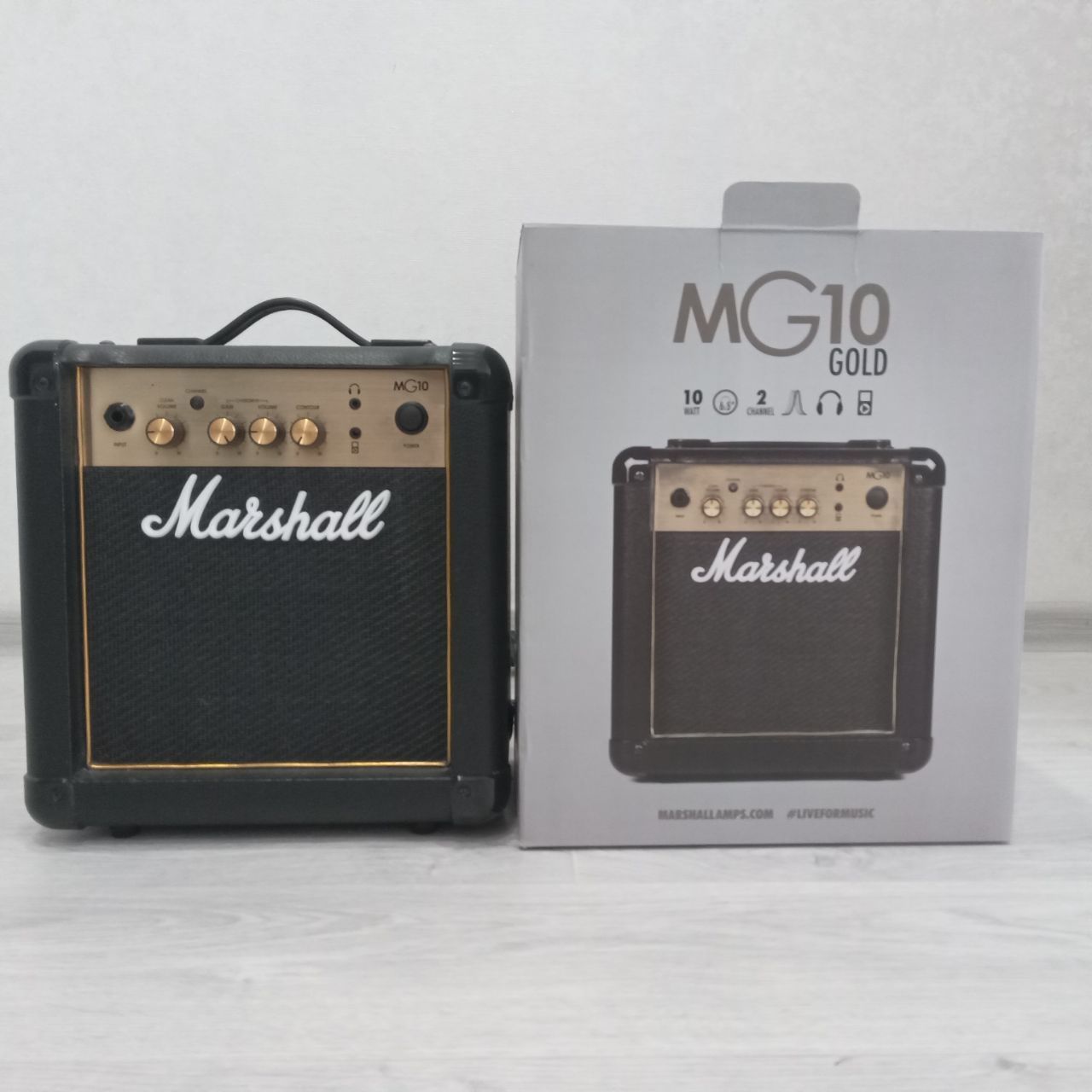 Комбоуселить Marshall mg10 Gold.
Б/у, в отличном состоянии, поч