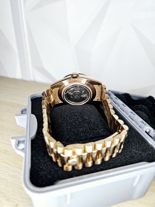 Seiko Datejust Skeleton Rose Gold Custom