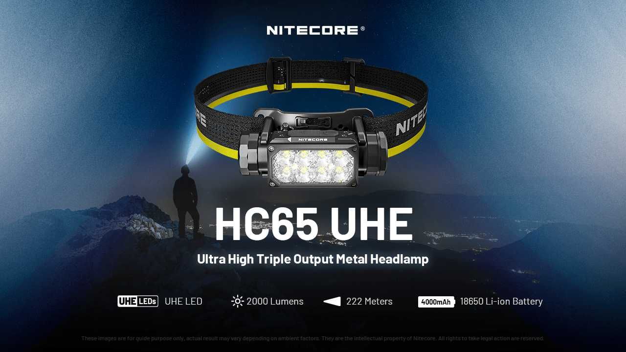 Frontala Nitecore HC65 UHE