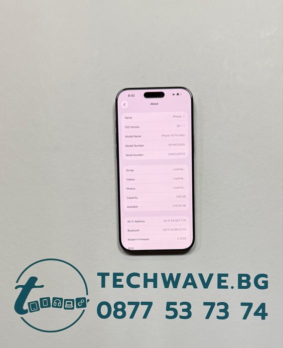 Apple iPhone 16 Pro Max 256GB Black Titanium