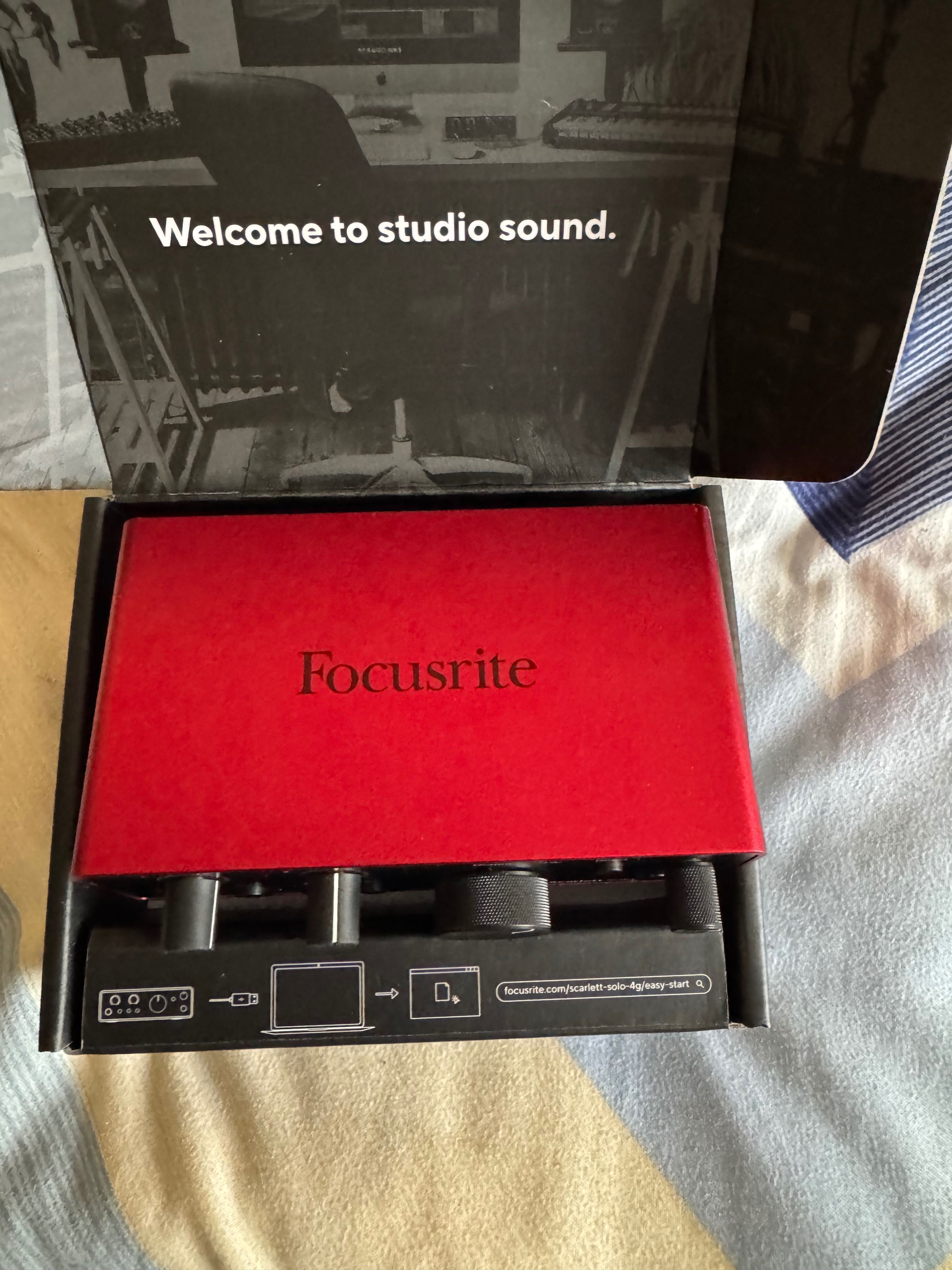 Focusrite Scarlett Solo 4th Gen