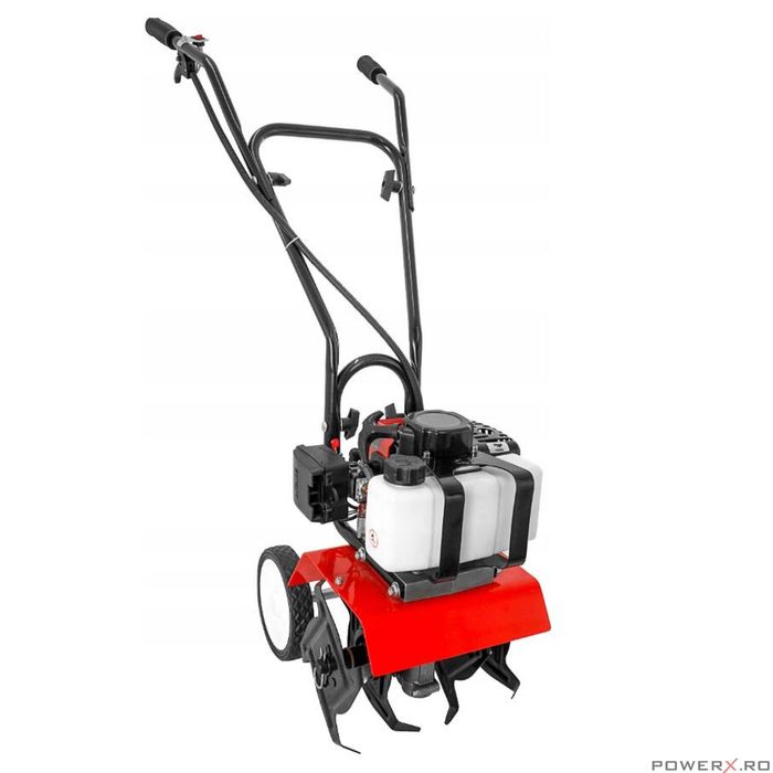 Motocultor pe benzina cu motor in 2 timpi, capacitate 5.2 cp 30 cm