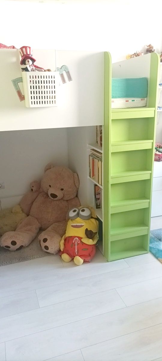 Pat supraetajat, Ideal pentru Cameră de Copii sau Tineret