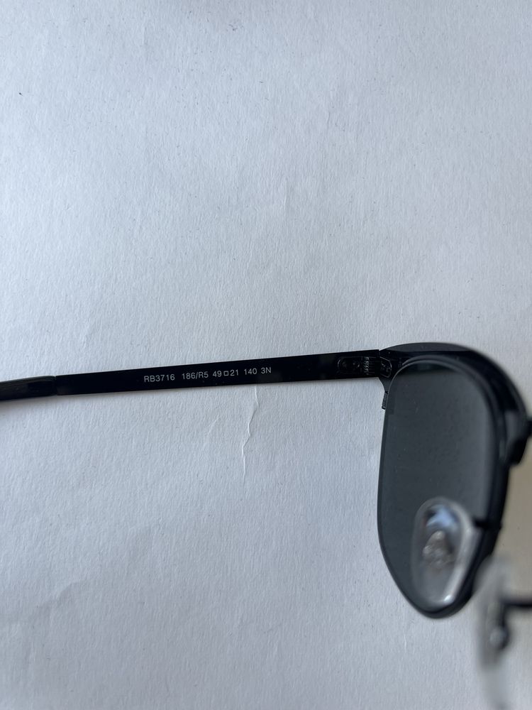 Ochelari de soare RAY BAN 3716 Clubmaster Metalici Noi