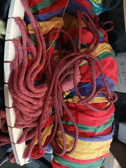 Hamac Anyoo 210x150 cm, bumbac multicolor, model dungi