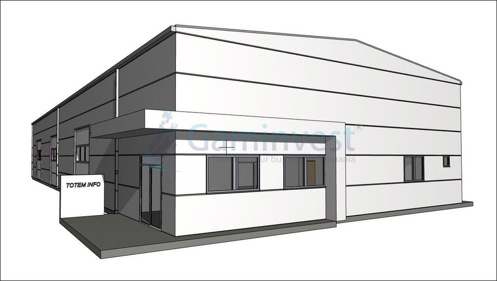 Hala industrială nouă de inchiriat, Sântion, Gaminvest A2297A