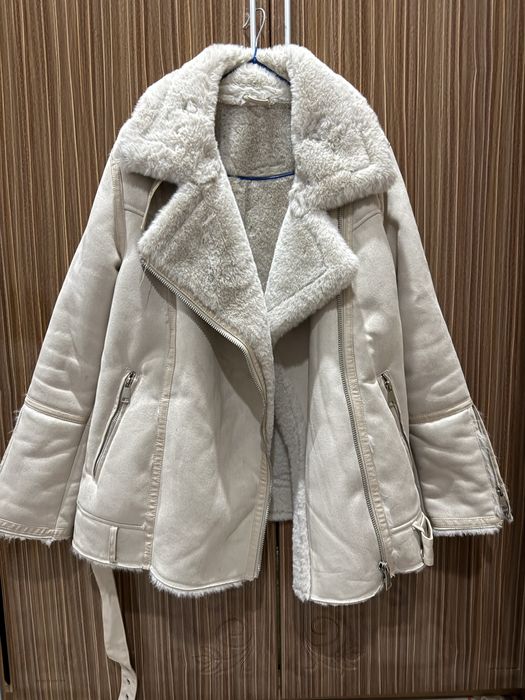 Дубленка бежевый Гуанджоу