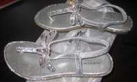 летняя обувь со стразами, 38 размер - 15,000 тенге