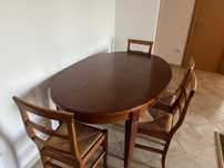 Masă extensibilă MID CENTURY Italia 165x105x78