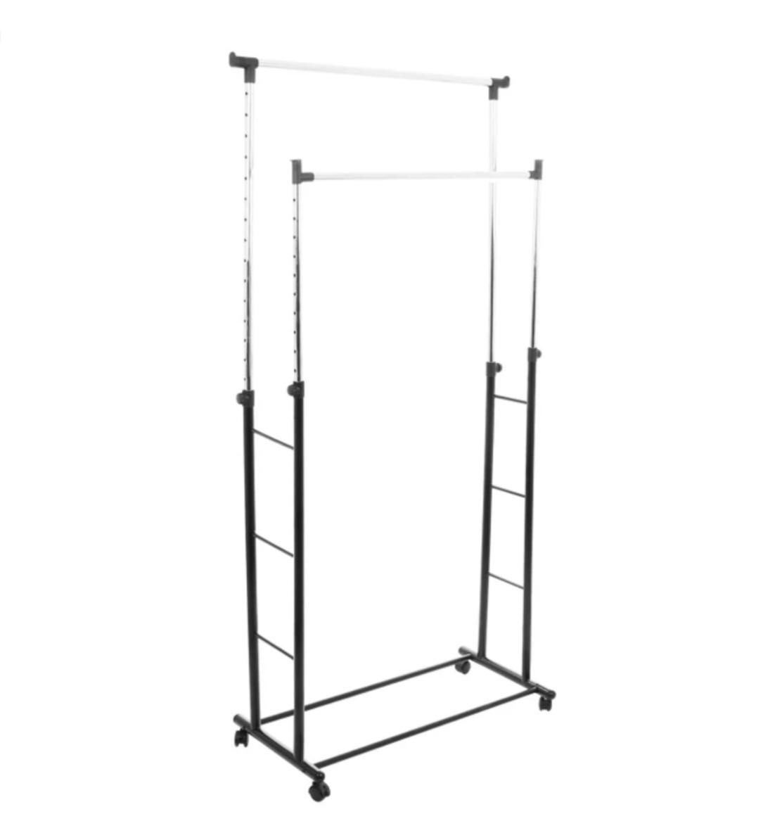 Suport / stander haine ST25168 cu doua bare umerase, metal,91.5/44/200