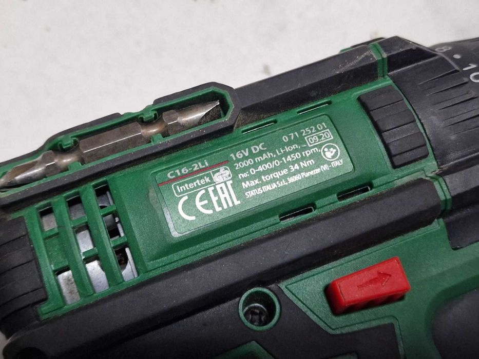 Винтоверт STATUS C16-2Li, 27 Nm, 16 V, 2 Ah, с 2 батерии, зарядно